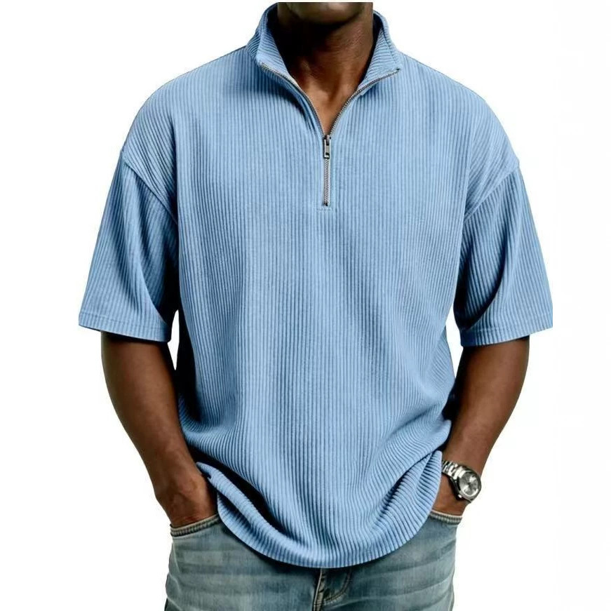 قميص صيفي من القطيفة المضلعة ب - مراجعة Corduroy Button Up Shirt Men وسعره