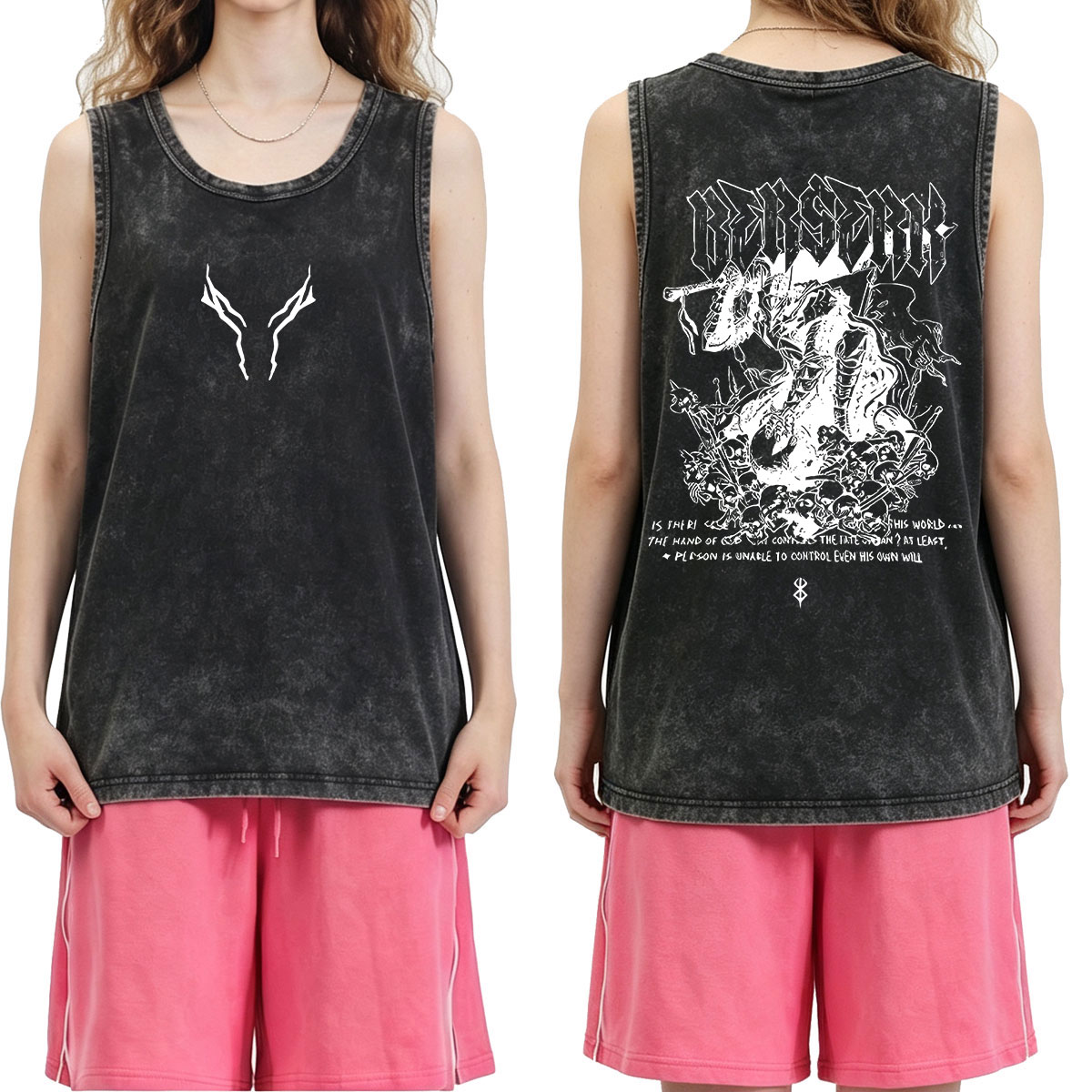 تيشيرتات بدون أكمام بتصميم رسو - مراجعة Acid Wash Vintage Graphic T Shirt وسعره