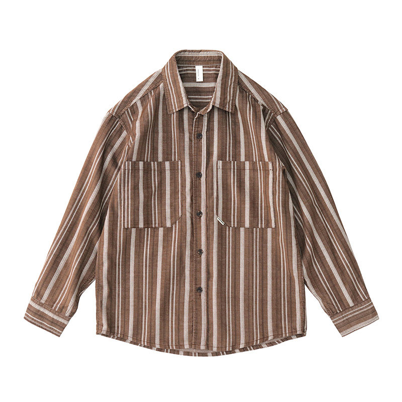 قميص رجالي ياباني عتيق بتصميم  - مراجعة Corduroy Button Up Shirt Men وسعره