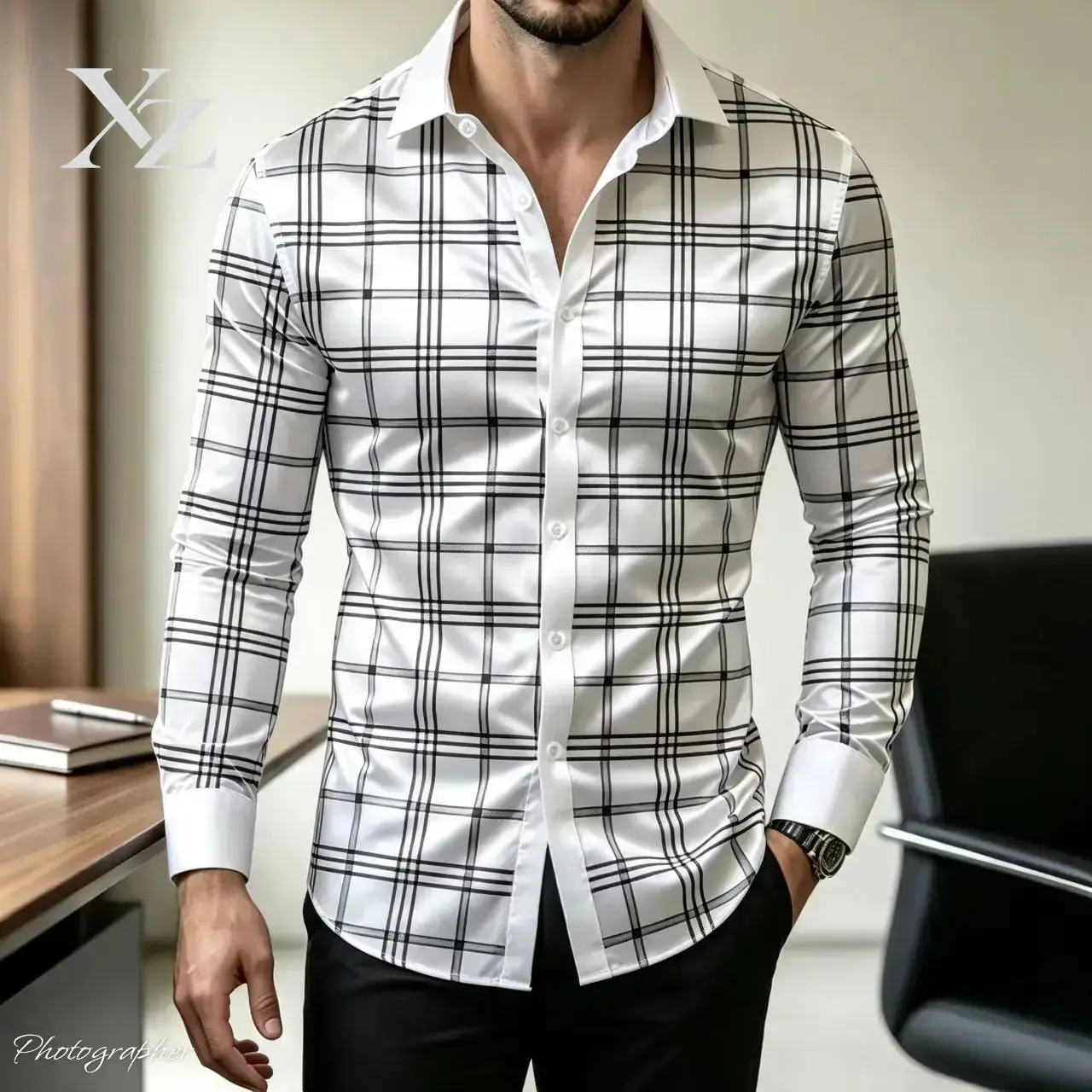 قميص رجالي أنيق بأكمام طويلة و - مراجعة Mens Satin Silk Dress Shirt وسعره