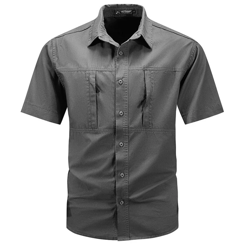 الرجال التكتيكية قصيرة الأكمام - مراجعة Tactical Military Shirt Cargo وسعره