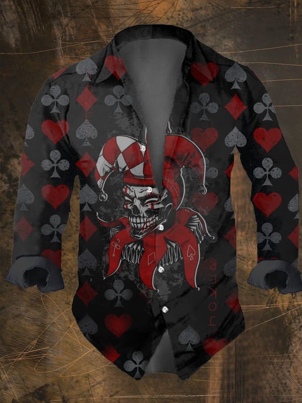 Halloween Men's Dark Skull Pri - مراجعة Vintage Hawaiian Floral Shirt وسعره