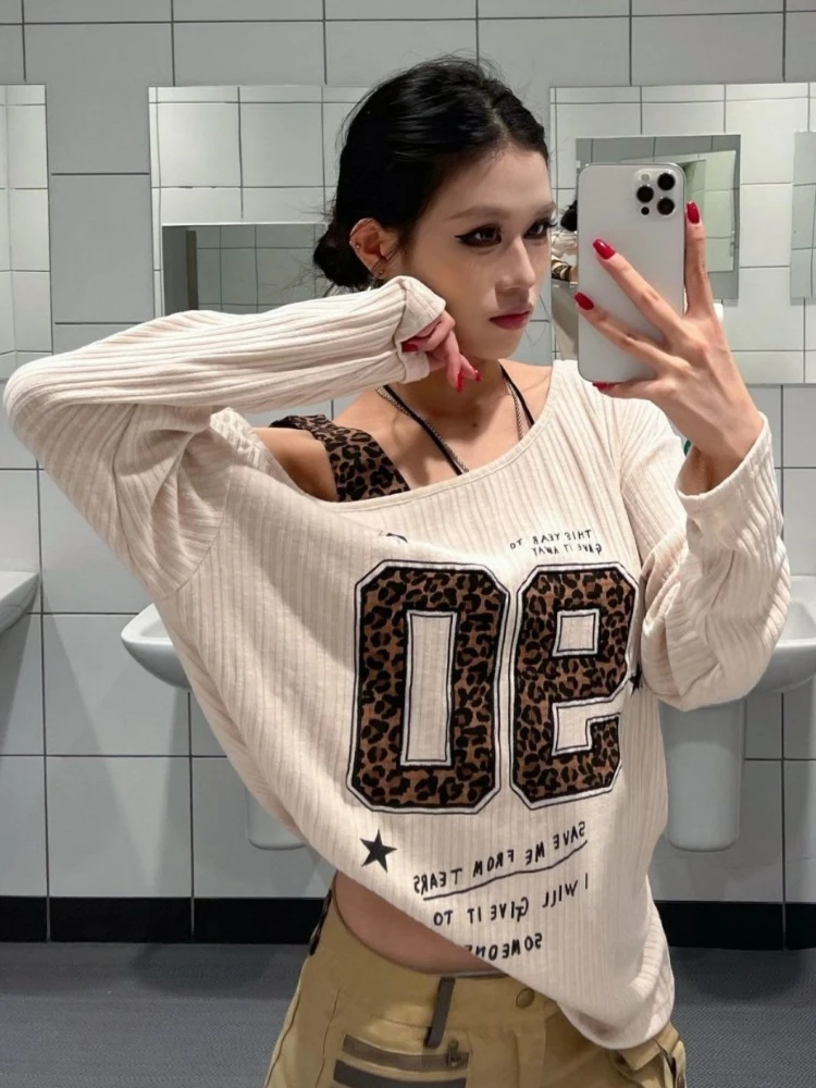 تي شيرت نسائي فضفاض بطبعة الفه - مراجعة Shirts وسعره