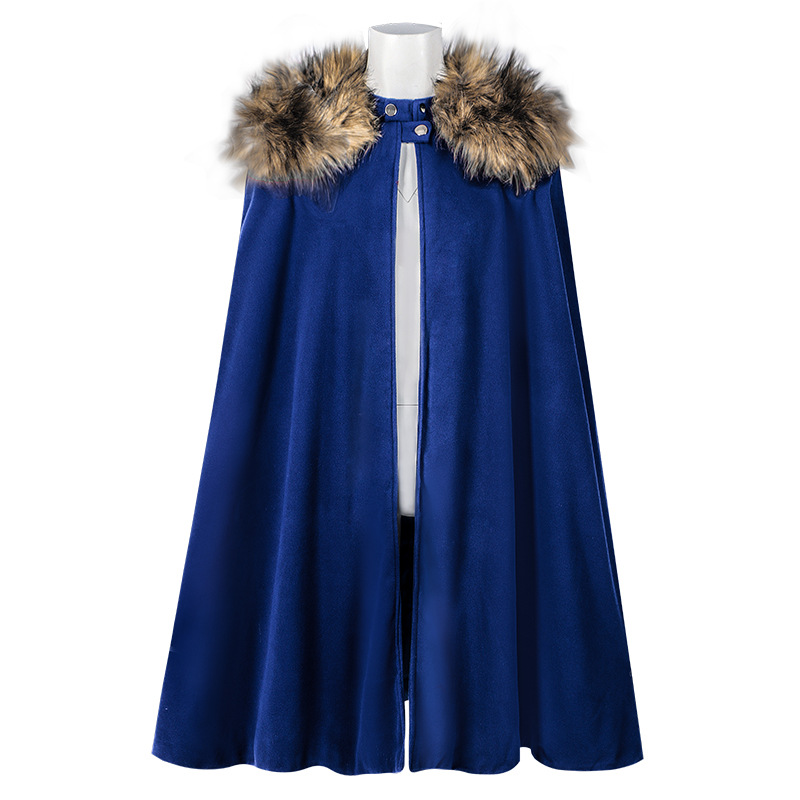 عباءة صوفية للهالوين بياقة فرو - مراجعة Jackets وسعره