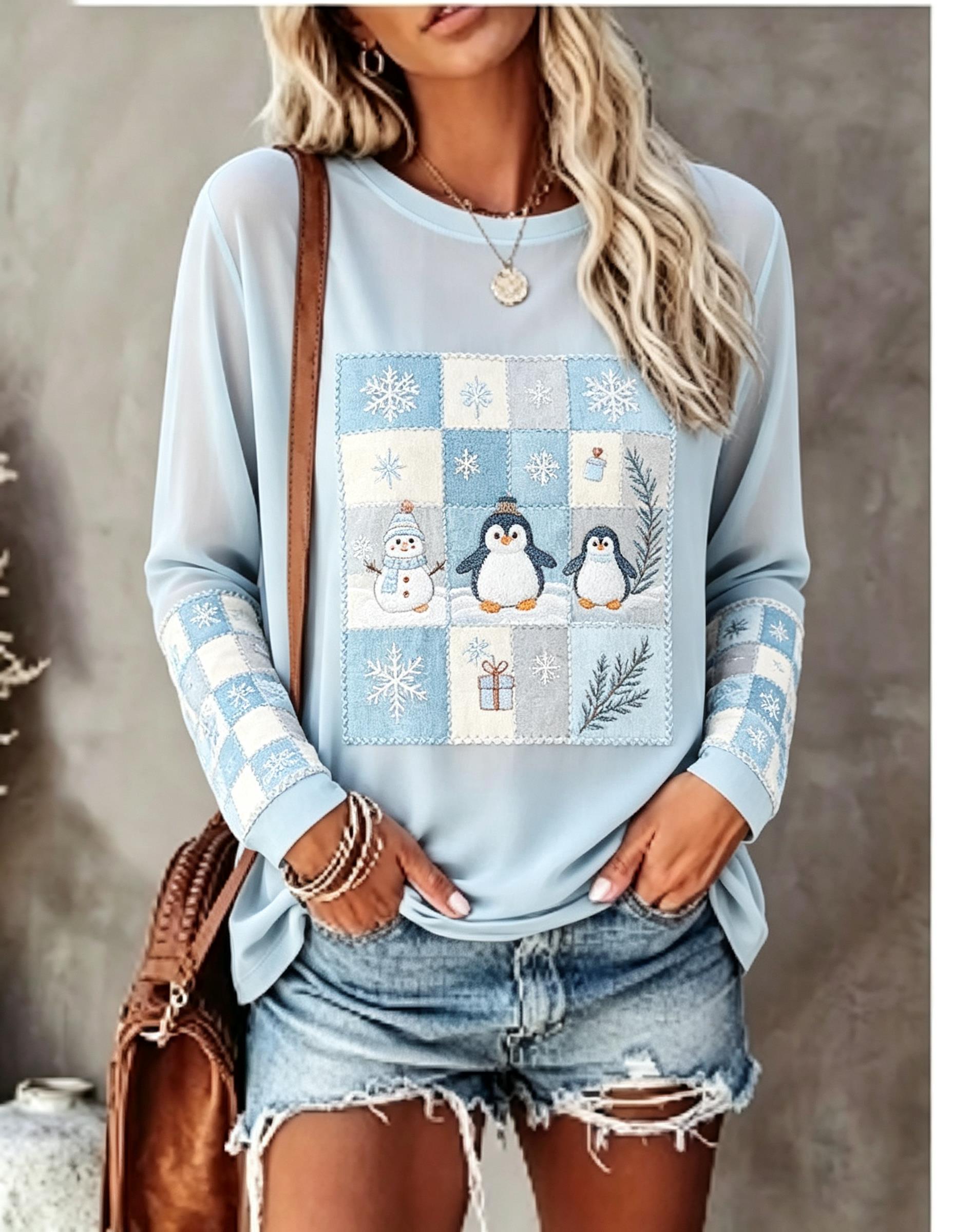 تيشيرت نسائي بأكمام طويلة، بتص - مراجعة Shirts وسعره