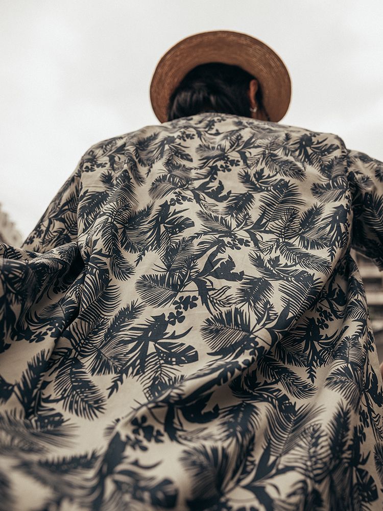 قميص هاواي عصري للرجال بأكمام  - مراجعة Vintage Hawaiian Floral Shirt وسعره